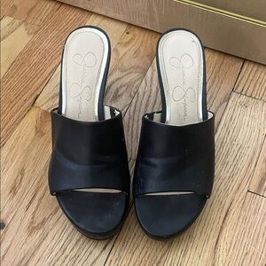 Jessica Simpson Black Women's Mules